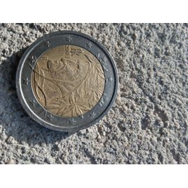 Pièce De 2 Euros Dante Alighieri Rome Italie . 2