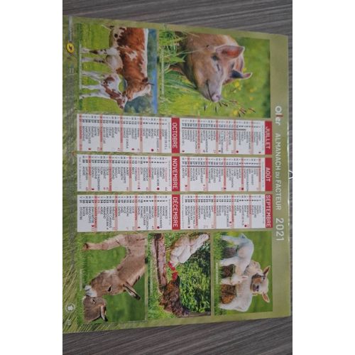 Calendriers La Poste Loiret 2021
