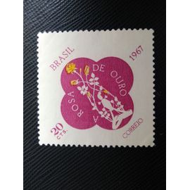 Timbre Bresil Y T 829 Église Gold Rose, Nouvelle-Écosse Aparecida 1967 (230509 )