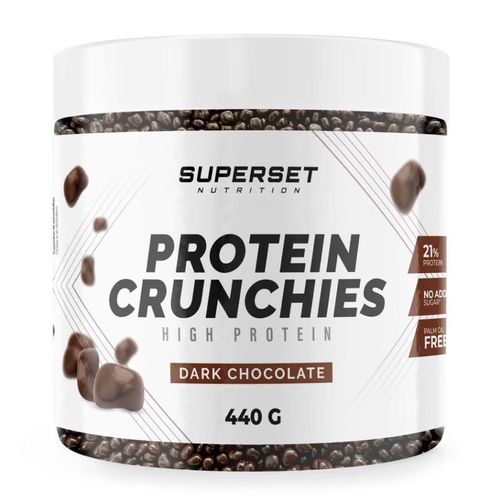 Protein Crunchies (440g)|Chocolat Noir|Desserts Protéinés|Superset Nutrition 