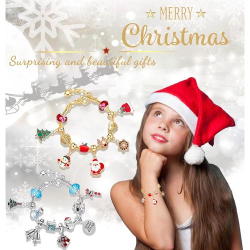 Calendrier de l'Avent avec bijoux - Calendrier de Noël - Bracelets