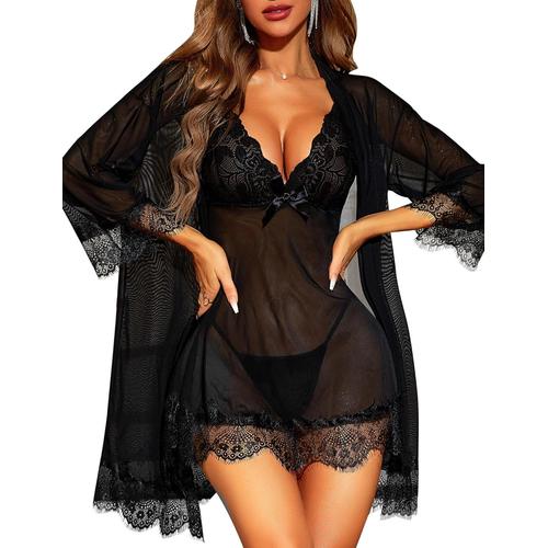 Chemise de nuit avec string hotsell