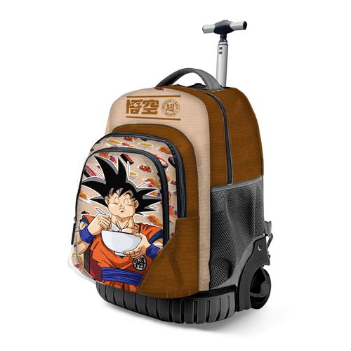 Sac à dos à Roulettes GTS FAN - Dragon Ball Goku Foodie - Brun- Taille Unique
