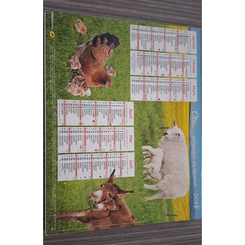 Calendriers La Poste Loiret 2018