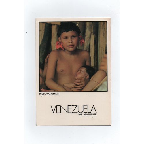 Indien Yanomami -Territoire Fédéral D'Amazonie ( Vénézuela) .