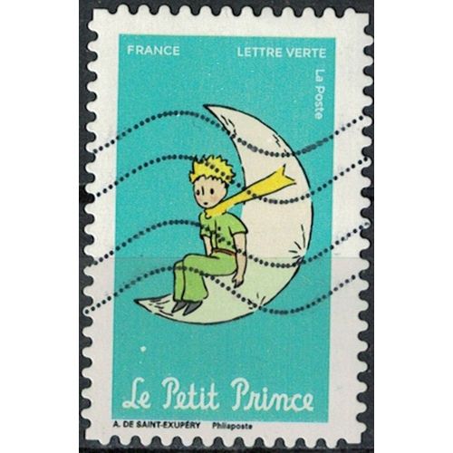 France 2021 Oblitéré Used Les 75 Ans Du Petit Prince Le Petit Prince Assis Sur La Lune Y&t 2008
