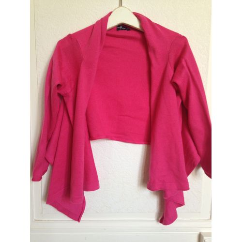 Joli Gilet / Cardigan Fille Fushia Taille 4 Ans Idée Cadeau