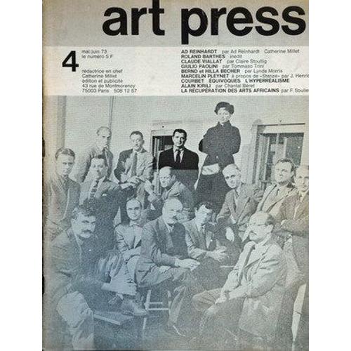 Art Press N°4 Du 01-05-1973