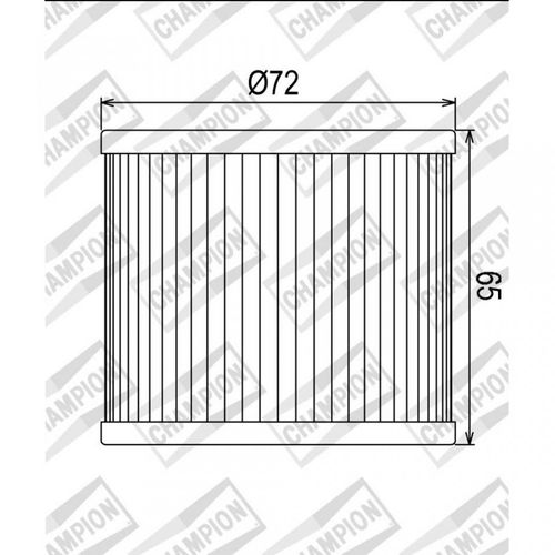 Filtre À Huile Champion Pour Moto Suzuki 400 Gsf Bandit 1990 À 1995 X307 Neuf
