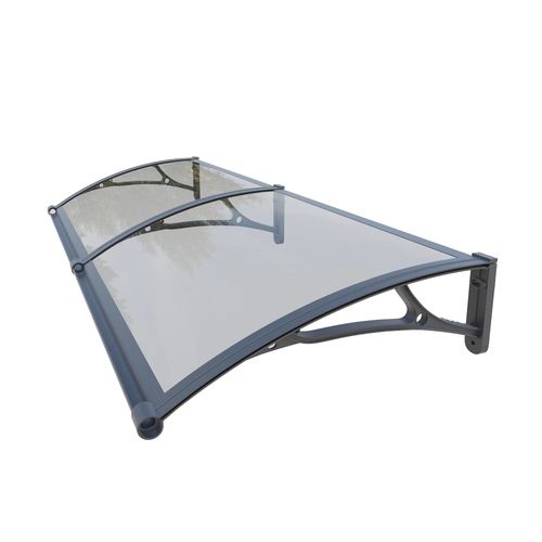 Marquise Aluminium Et Polycarbonate 80x240 Cm Werka Pro