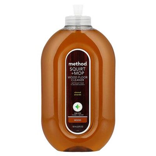 Method, Squirt + Mop, Nettoyant pour sols en bois, Amande, 739 ml