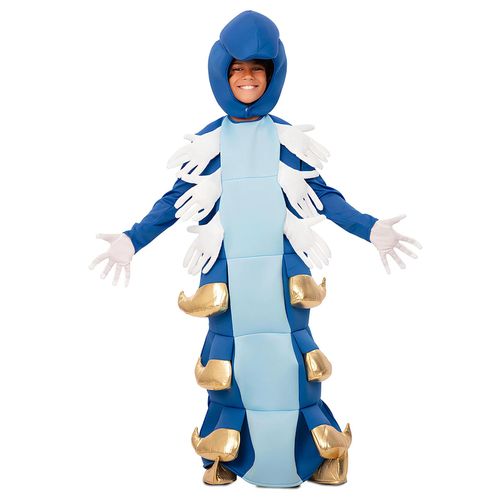 Déguisement Chenille Bleue Enfant - Taille: 5 À 6 Ans (105-121 Cm)