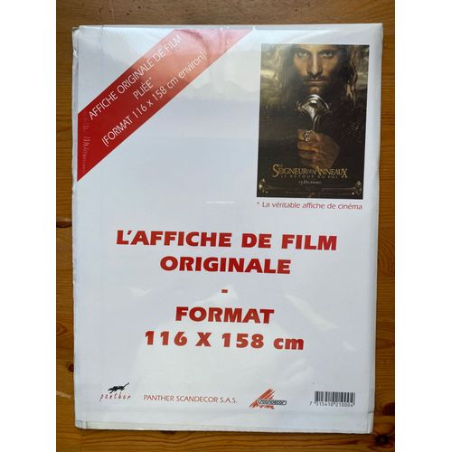 Affiche Originale "Le Seigneur Des Anneaux" - Le Retour Du Roi (Format 116x158 Cm) Affiche De Cinéma