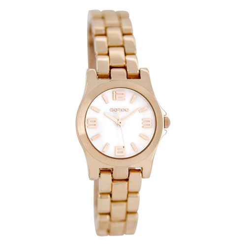 Montre-Bracelet Analogique Pour Femme «&nbspoozoo &nbsp» En Or Rose Mat, Bracelet En Métal Uoc6222a