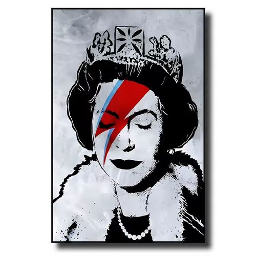 Toile Banksy 55x80 - texture canvas (sans cadre) REF13