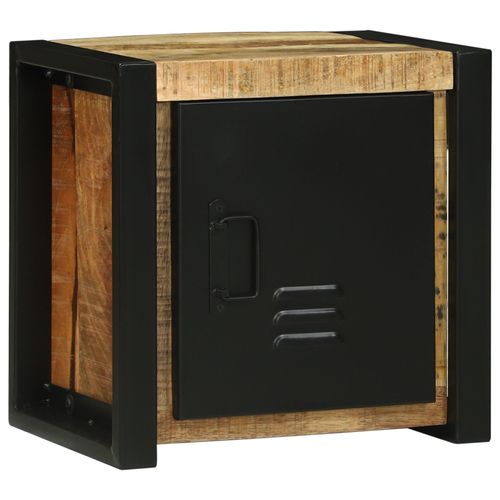 Vidaxl Armoire Murale De Salle De Bain 40x30x40 Cm En Bois Massif De Manguier Brut