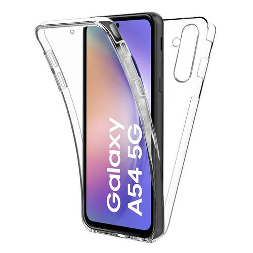 Coque 360 Degré Pour Samsung Galaxy A54 5g 6.4" - Coque Integrale Transparente Avant Et Arrière