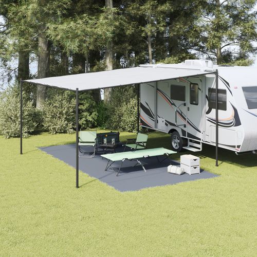 Vidaxl Accessoire De Tente Bleu-Gris Polyester 300 X 600 Cm