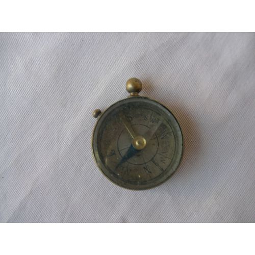 Ww1/Ww2 Usa/Alliés Petite Boussole Gousset Militaire/Civile Personnalisée Par Gravure