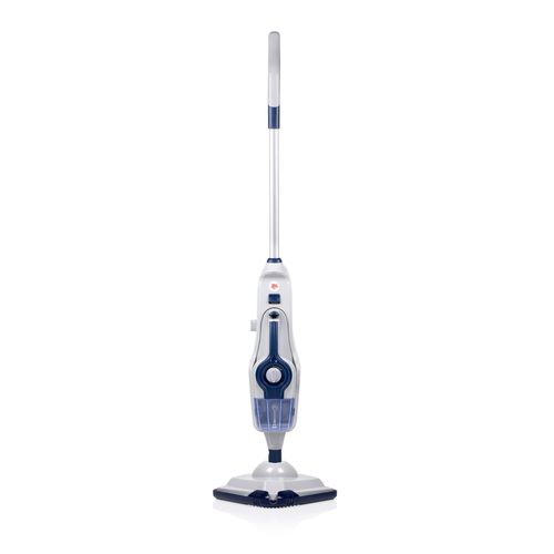 Dirt Devil Balai à Vapeur et Vapeur à Main DD7003 1400-1600W Nettoyeur avec 5 Accessoires pour Surfaces Dures Réservoir Détergent Inclus 5,5 M Blanc/Bleu