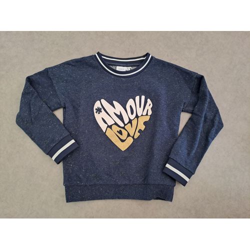 Sweat Marine Lurex "Amour Love" Glitter Name It - 7/8 Ans