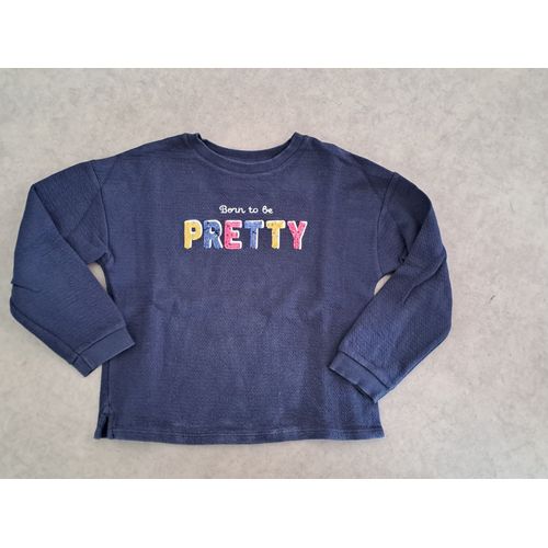 Sweat Marine A Sequins Okaïdi - 8 Ans