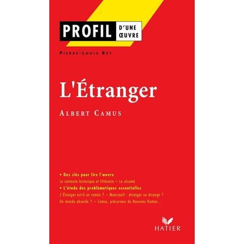 Profil - Camus (Albert) : L'etranger