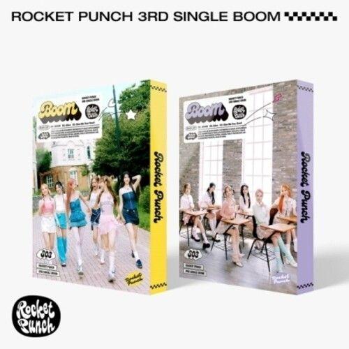 Rocket Punch - Boom - Random Cover - Incl. 4 Index Cards, 40pc Photo Postcard Set, Photocard + Sticker [Compact Discs] Postcard, Photos, Stickers, Asia - Import