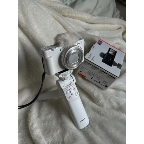 Kit Sony ZV-1 20.1 mpix + Poignée GP-VPT2BT Blanc