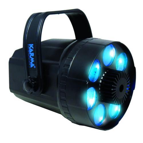 Jeu de lumière Karma DJLED223 à LED RGBW de 10W QUAD, Mode Auto, musique, Eclairage Soirée DJ