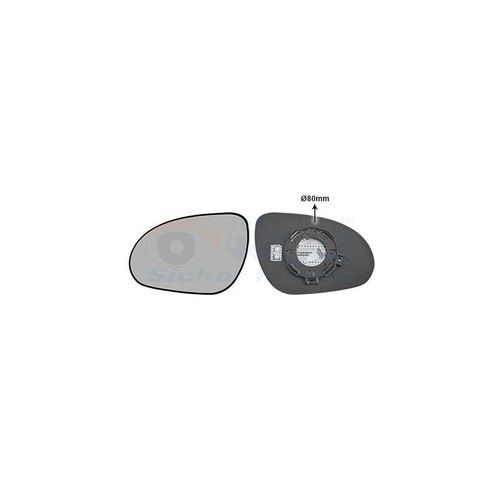 Vanwezel 8207835 - Miroir Rétroviseur Gauche Pour Hyundai I30 De 2010 Au 04/2012