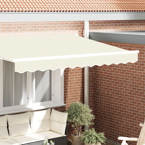 Vidaxl Valance De Store Pour Cadre De 2,5 M Crème 2,3x0,2 M