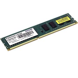 4Go RAM Patriot Memory PSD34G13332 DDR3 PC3-10600 1333Mhz 2Rx8 CL9 PC Bureau