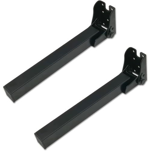 Folding Table Legs,Folding Table Legs,Folding Base|Height: 40 Cm|Design: Black Metal|Square: 2.5x2.5 Cm|For Camper Vans,Caravans,Restaurants,Beds,Sofa|Set Of 2