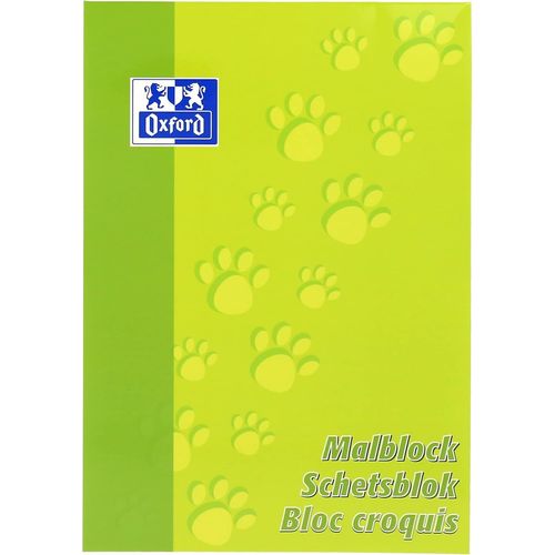 Asas-100050303 Lot De 5 Blocs-Notes De 100 Feuilles Blanches 90 G/M² Vert Clair Format A4