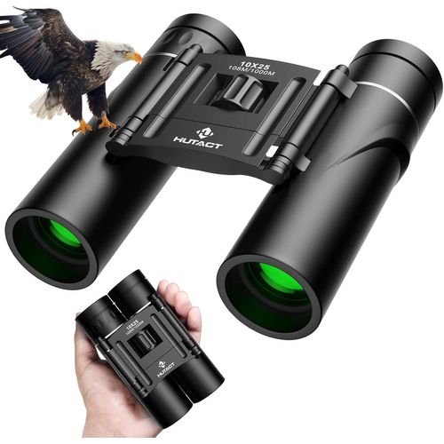 Asas-Jumelles 10x25 Pour Adultes Et Enfants,Petites Poche Pliantes Légères Compactes Jumelles Pour L'observation Des Oiseaux Voyage Chasse Concerts Camping Théâtre Sportif Opéra
