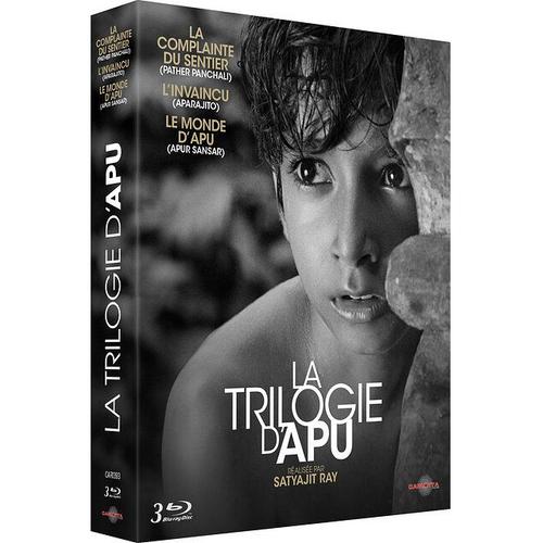 La Trilogie D'apu : La Complainte Du Sentier + L'invaincu + Le Monde D'apu - Blu-Ray