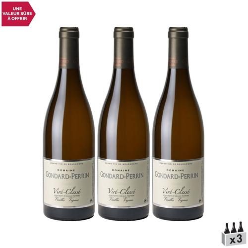Domaine Gondard Perrin Viré-Clessé Vieilles Vignes Blanc 2021 X3