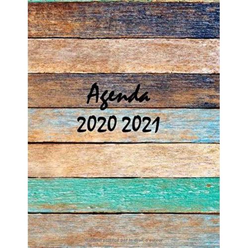 Agenda Journalier 2020 2021 Grand Format: Une Page Par Jour, Agenda Semainier 2020 2021