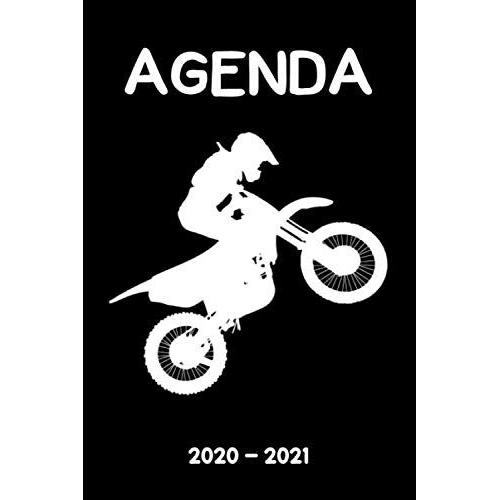 Agenda 2020 2021: Agenda Scolaire De Moto Cross - Semainier | Planificateur Académique | Septembre 2020 À Septembre 2021 (Primaire, Collège, Lycée, Étudiants)