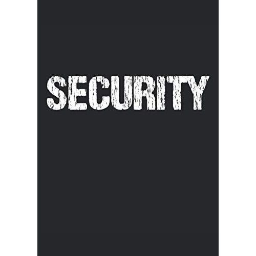 Security: Notizbuch | Notebook | Liniert, Din A4 (21 X 29,7 Cm), 120 Seiten, Creme-Farbenes Papier, Glaenzendes Cover