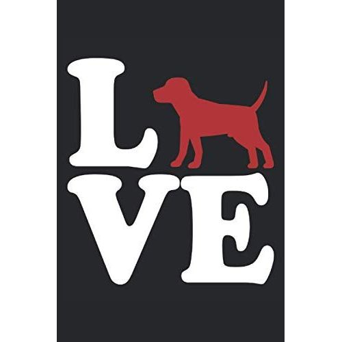Labbi Welpen Liebe: Notizbuch | Notebook | Liniert, 15.24 X 22,86 Cm (6" X 9"), 120 Seiten, Weisses Papier, Mattes Cover