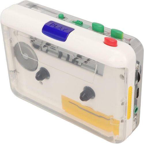 asas-Convertisseur De Cassette VersMp3,Lecteur De Bande Portable UsbMis À Jour En 2022,Boutons Colorés Rétro Innovants,Lecteur De Cassette Vers Lecteur De Convertisseur Numérique Avec Écouteurs,Pas