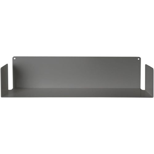 Asas-Étagèremurale-Acier-Gris-60x15x15cm-Pour Livres,Cds,Dvds