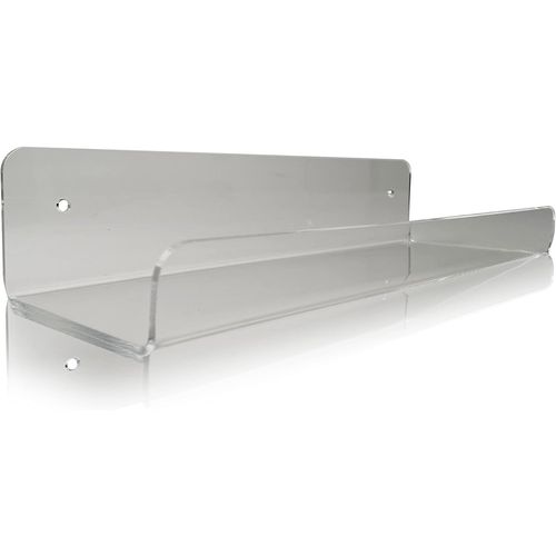 Asas-Tarifold By Lot De 2 Étagères Flottantes En U Transparentes À Suspendre En Acryliquemurale,Pour Chambre,Jouet,Livres,Cuisines,Épices,Rangementmural 30cm Lx10cm P-930143
