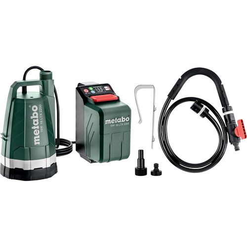 pompe immergée sur batterie et pour récupérateur d¿eau TPF 18 LTX 2200 ¿ 601729850 ¿ 18 V ¿ Débit max. 2200 l/h et hauteur de refoulement max. 22 m