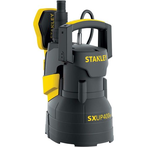Stanley Pompe Immergée SXUP400PCE pour Eaux Claires (400 W,Débit max. 9.000 l/h,Hauteur d'élévation max. 8 m)