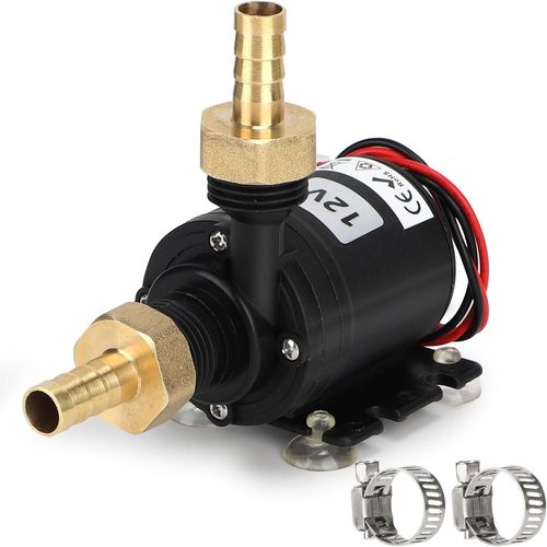 Pompe à Eau Pompe Vide Cave DC 12V 800L/H 19W Pompe Immergée Pompe Piscine Pompe Vide Piscine Pompe Submersible pour Piscine,Cave,Étang,Système de Circulation d'eau