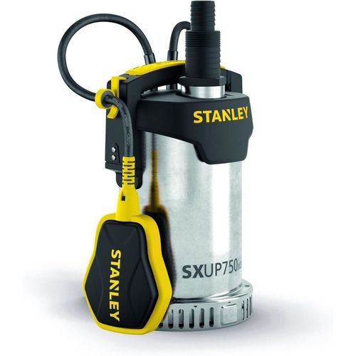 Stanley Pompe Immergée SXUP750XCE pour Eaux Claires (750 W,Débit max. 11.000 l/h,Hauteur d'élévation max. 8,5 m)