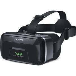 Meimieshop-Lunettes Vr,Lunettes De Réalité Virtuelle 3d Adaptées Aux Films Et Jeux 3d,Lunettes 3d Hd Vr Compatibles Avec Les Smartphones Android Iphone De 4,7 À 6,6 Pouces,Cadeau De Noël,Cadeau